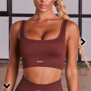 Bo+Tee RIBBED SCOOP NECK SPORTS